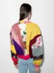 Dolce & Gabbana logo-embroidered patchwork sweatshirt