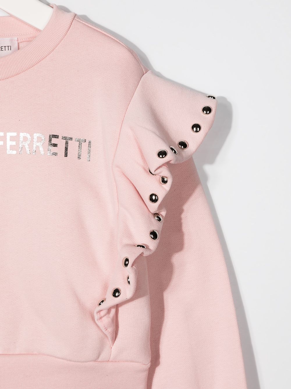 фото Alberta ferretti kids толстовка с оборками и логотипом