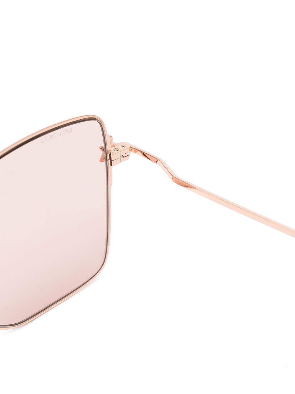 фото Jimmy choo eyewear солнцезащитные очки в массивной оправе