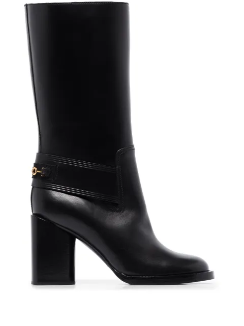 Ferragamo Gancio horsebit 85mm boots