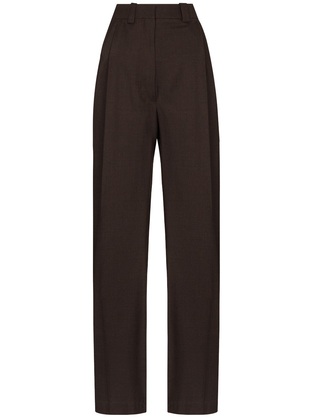 EFTYCHIA mid-rise tailored trousers