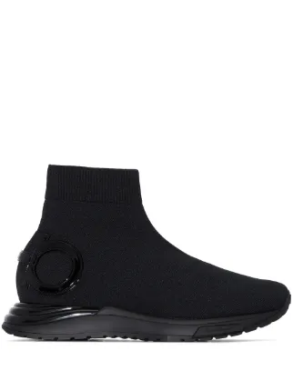 Ferragamo sock style slip on Sneakers Black FARFETCH