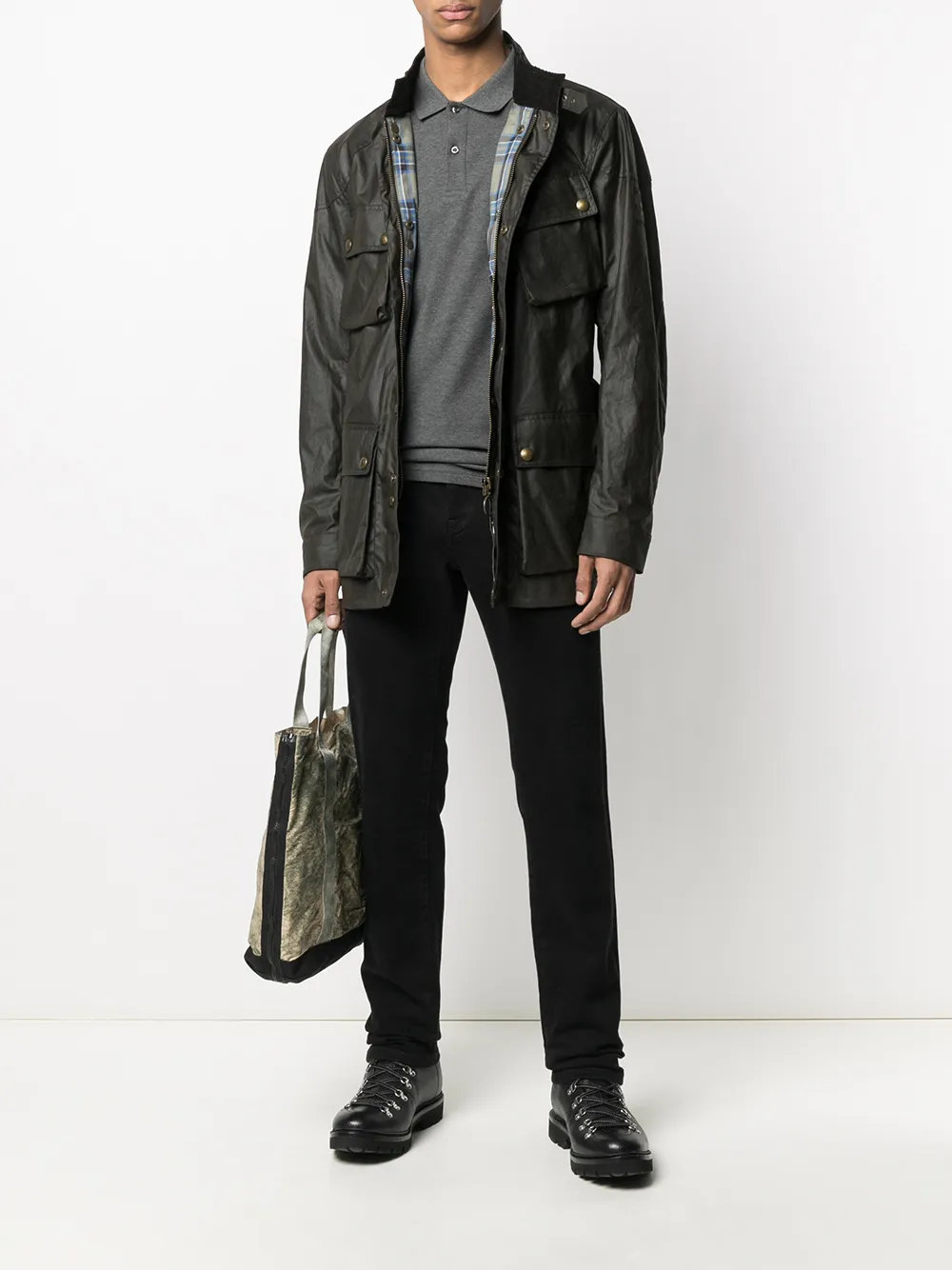 фото J lindeberg рубашка поло troy из ткани пике