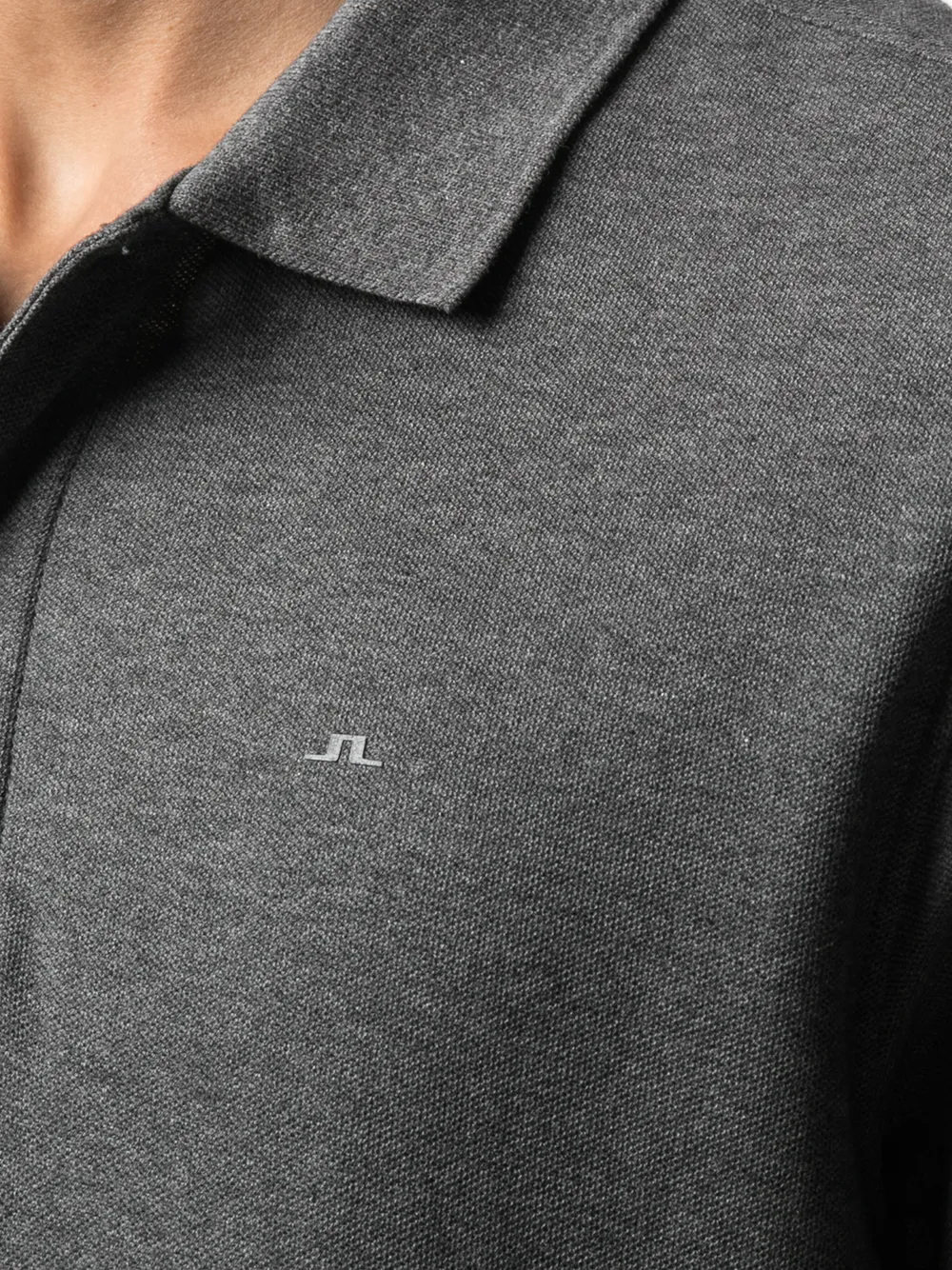 фото J lindeberg рубашка поло troy из ткани пике