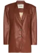 Image 1 of Nanushka Evan faux-leather blazer