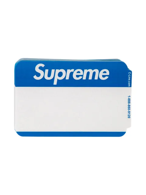 Supreme stickers de identificación