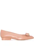 Ferragamo Viva 20mm bow-detail leather pumps - Pink
