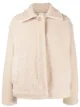 Image 1 of Vince drop-shoulder shearling jacket