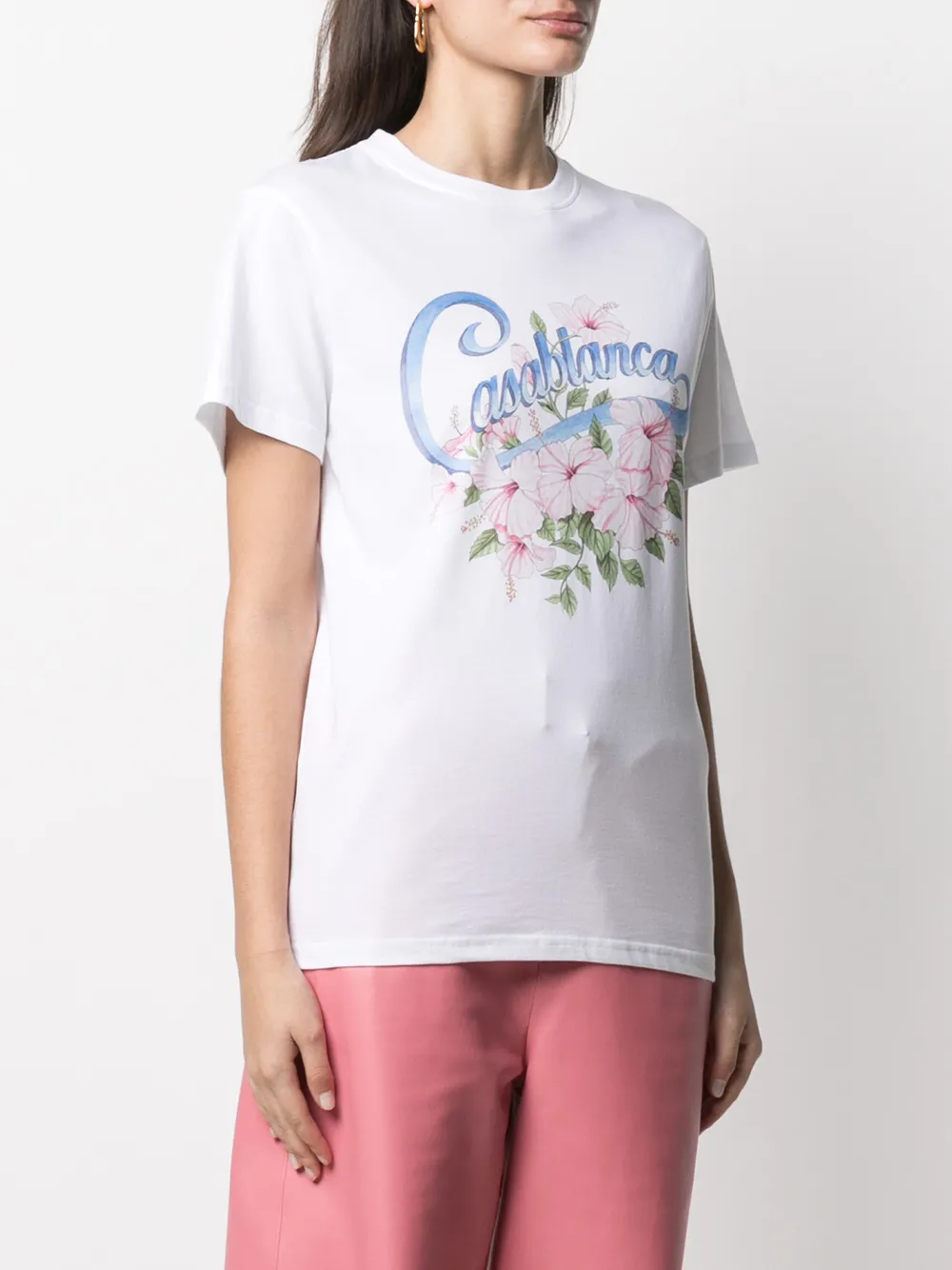 фото Casablanca футболка с короткими рукавами и логотипом