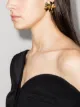 Image 2 of Sterling King hammered-effect statement earrings
