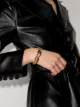 Immagine 2 di Sterling King Bracciale Molten placcato oro