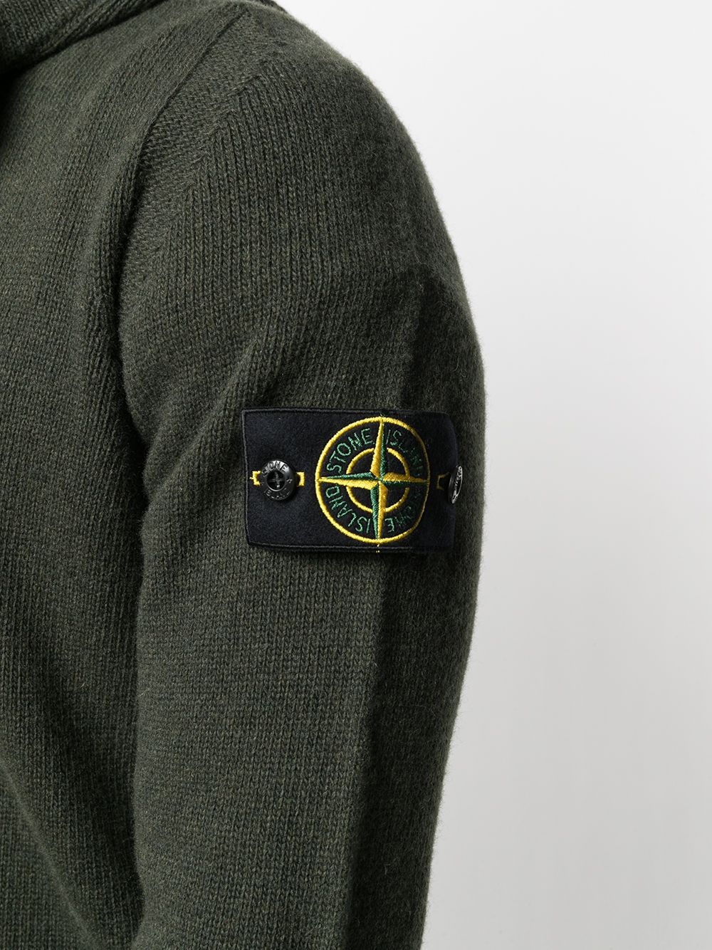 фото Stone island худи с кулиской и нашивкой-логотипом