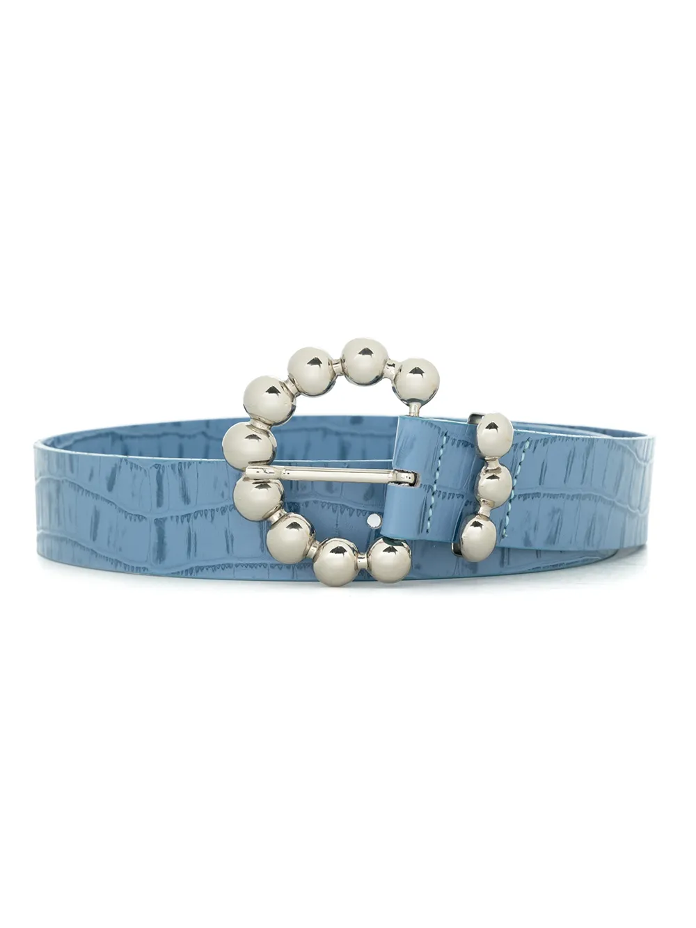 

Sarah Chofakian Arlequim leather belt - Blue