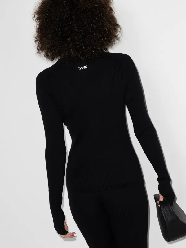 black reebok jumper