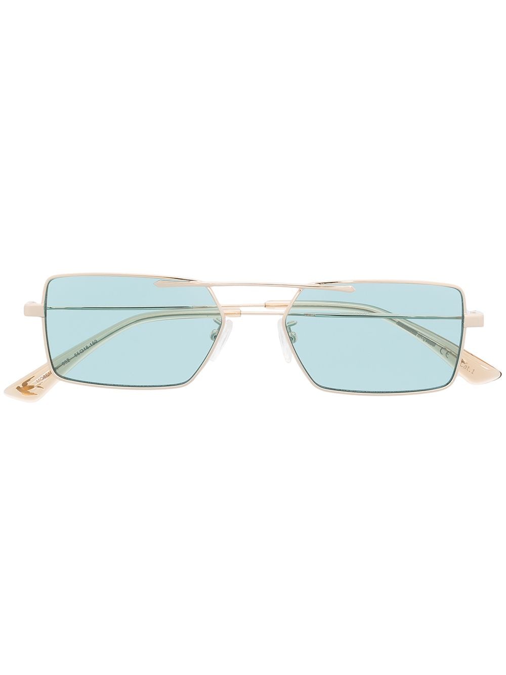 Mcq By Alexander Mcqueen Oversized Sunglasses In Gold