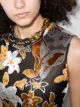 Image 2 of Paco Rabanne leather trim chain necklace