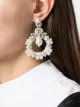 Image 2 of Simone Rocha drop loop earrings