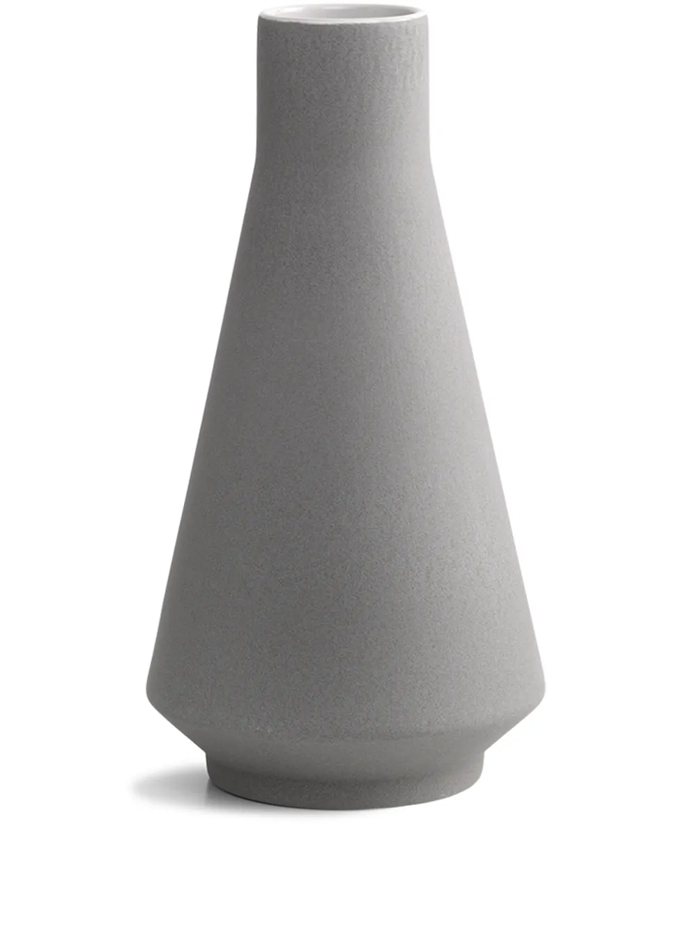 

Karakter geometric-shaped ceramic vase - Grey