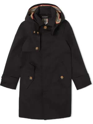 burberry coat kids white