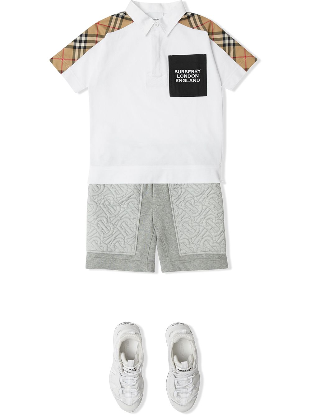 Burberry Kids check-print Polo Shirt - Farfetch