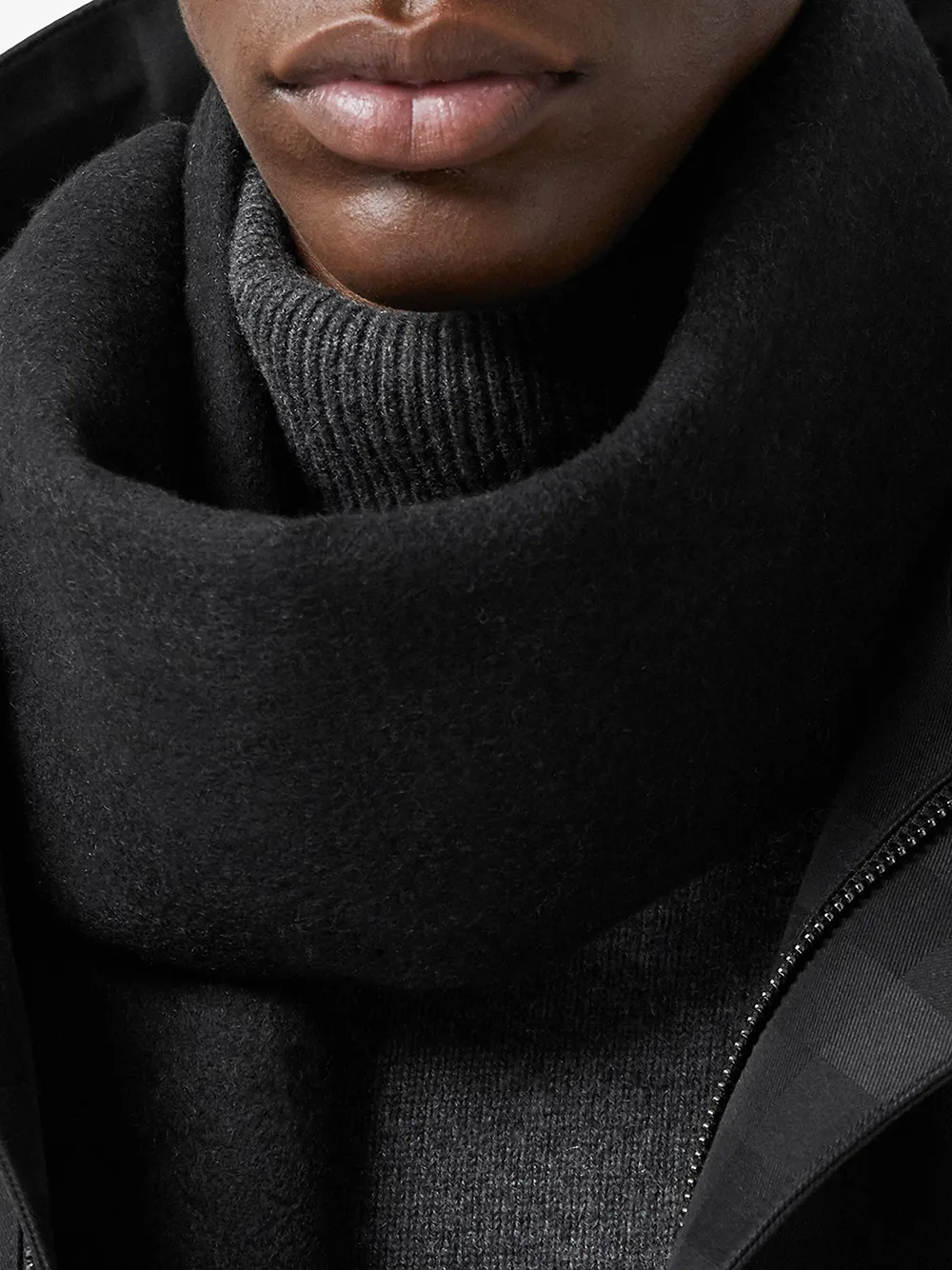 Burberry кашемировый шарф в клетку Vintage Check  8035910 Фото 4