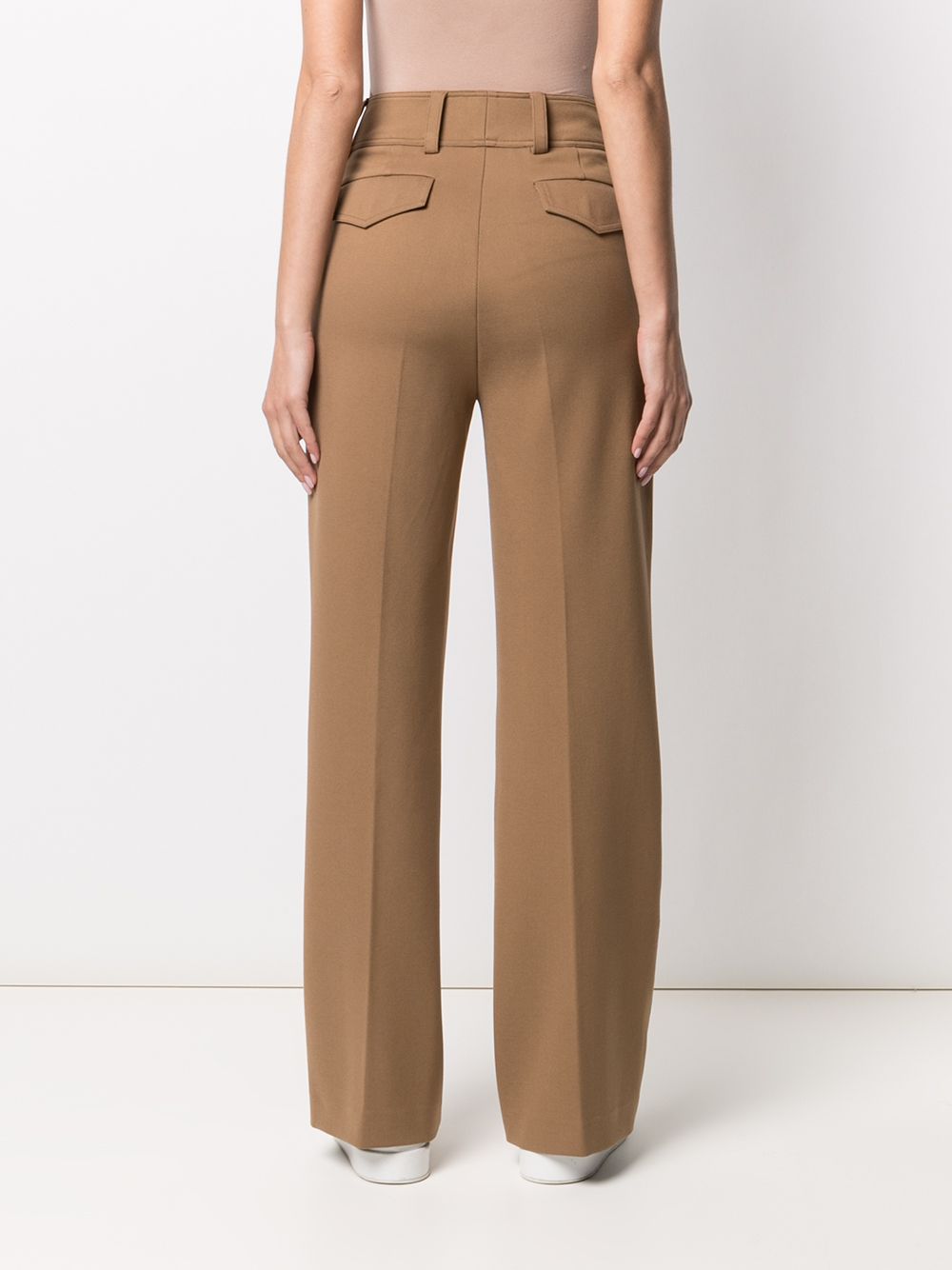 фото Société anonyme high-waisted wide leg trousers