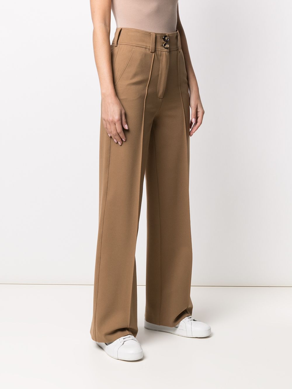 фото Société anonyme high-waisted wide leg trousers