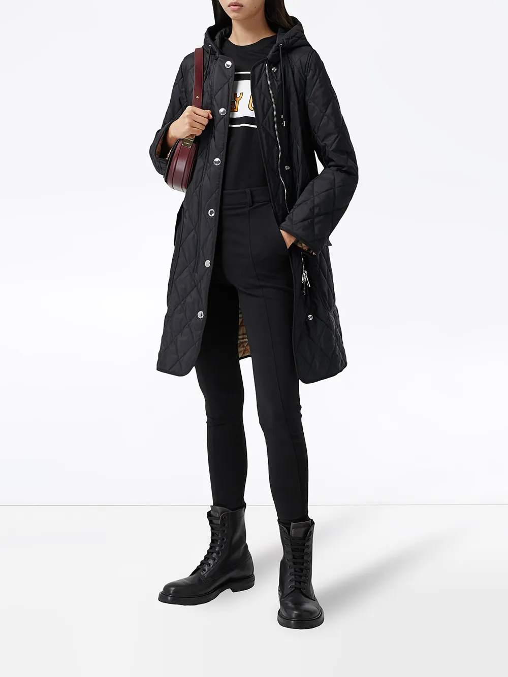 Image 2 of Burberry Cappotto a rombi