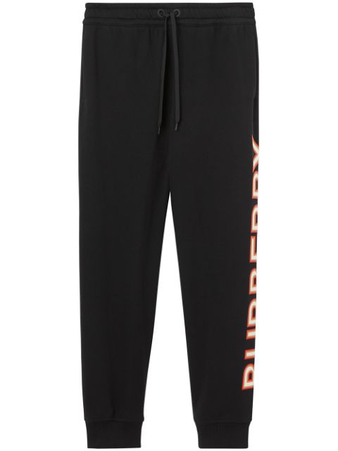 Burberry logo print track pants Women