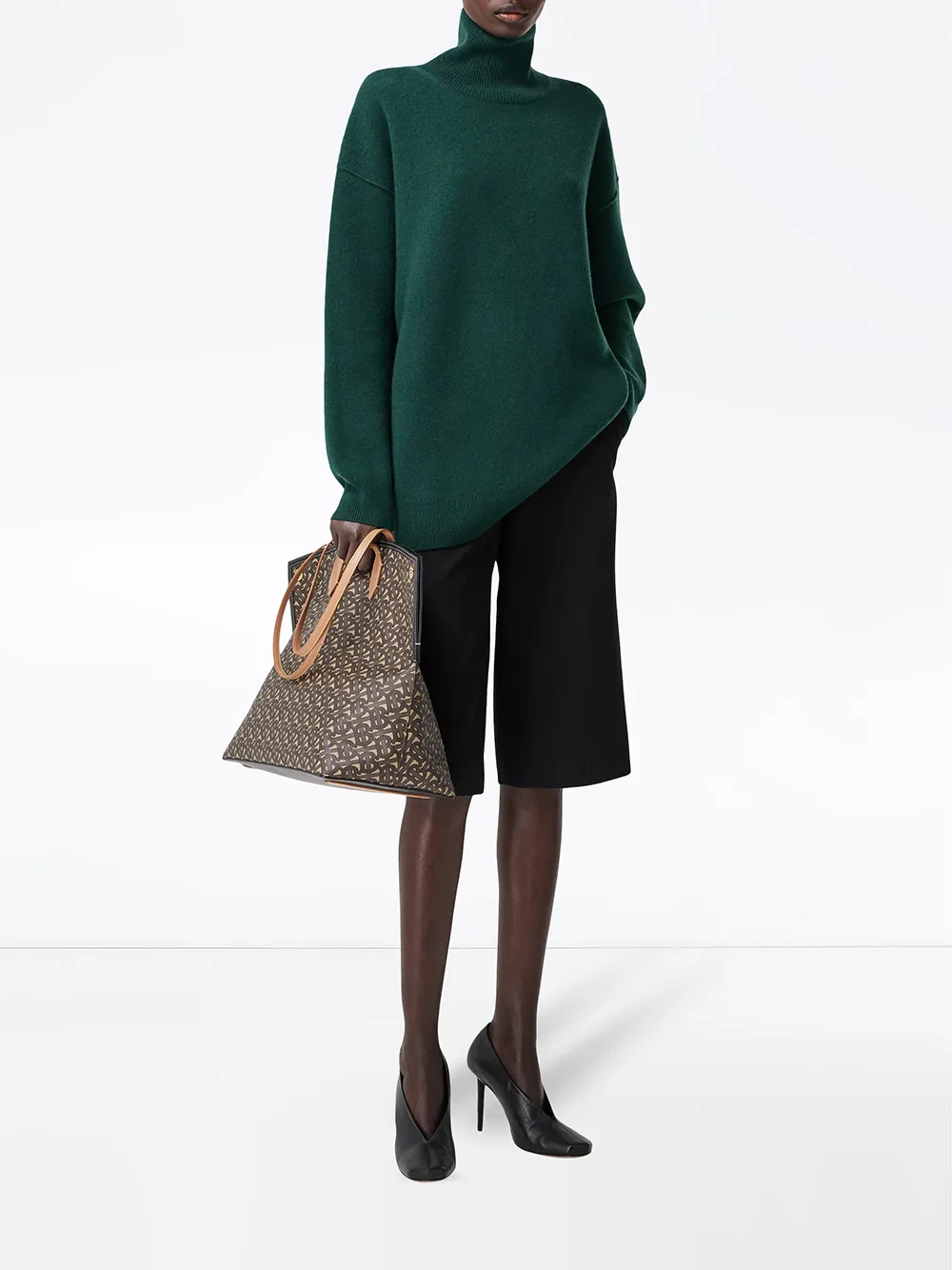 Image 2 of Burberry drop-shoulder knitted jumper