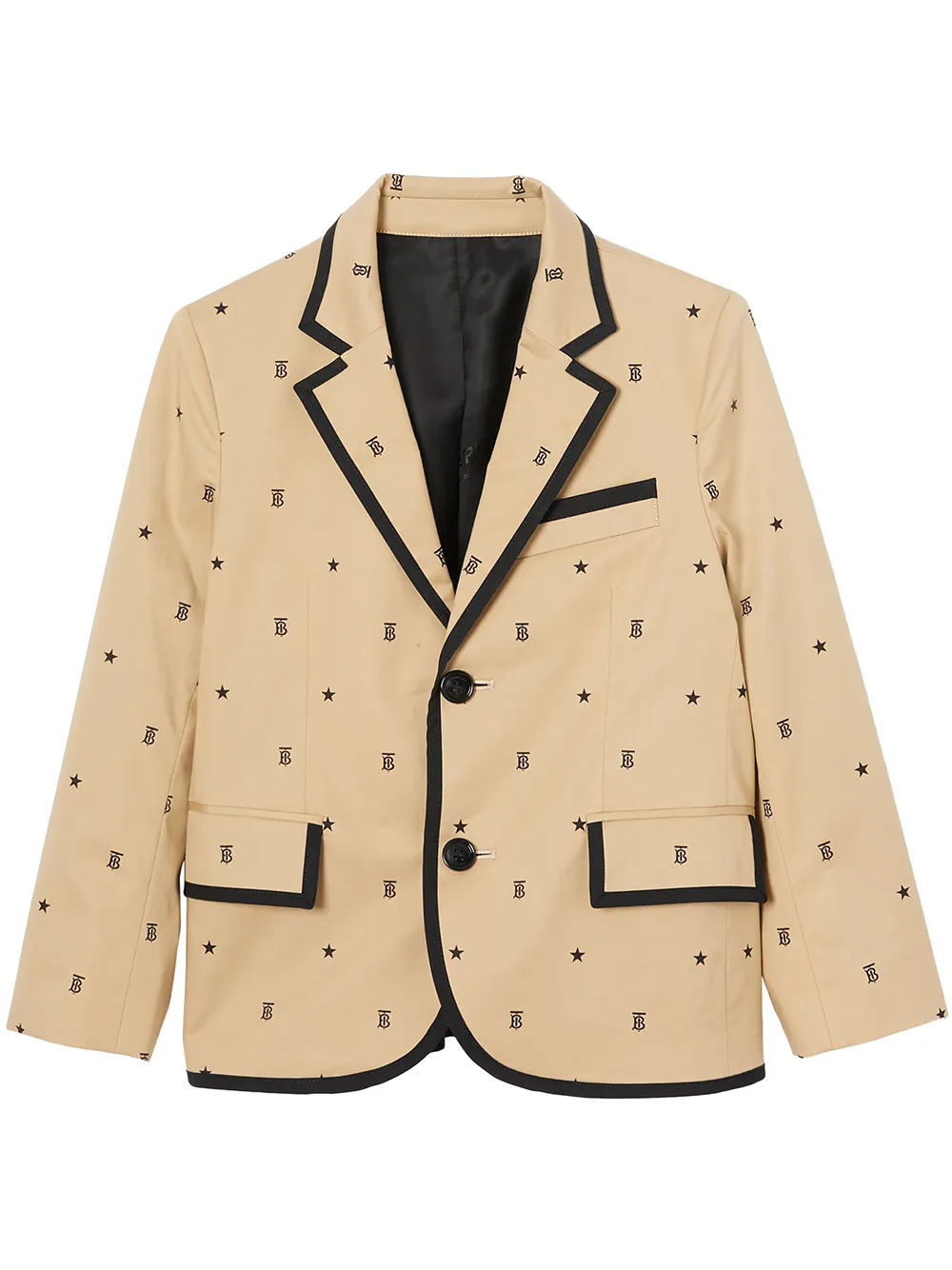 Burberry Kids пиджак с монограммой