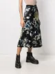 RED Valentino dotted floral pattern skirt