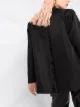 GANNI box pleat single-breasted blazer