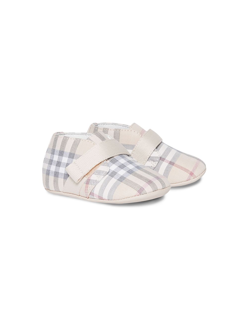 фото Burberry kids пинетки в клетку vintage check