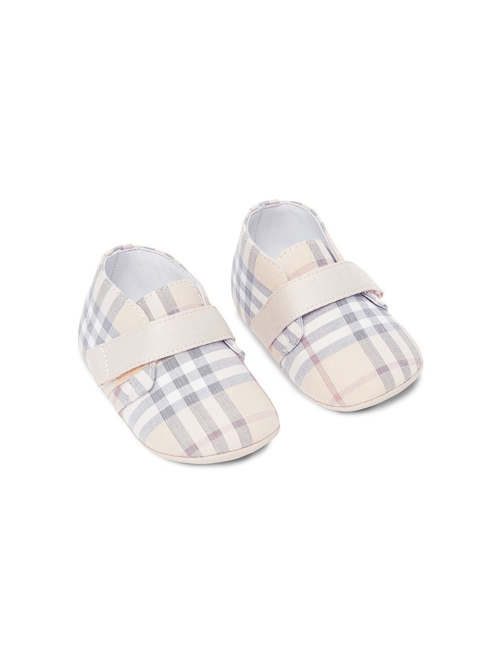 фото Burberry kids пинетки в клетку vintage check