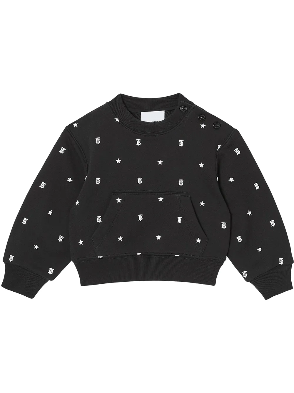 Burberry Kids комплект из толстовки и шортов с вышивкой