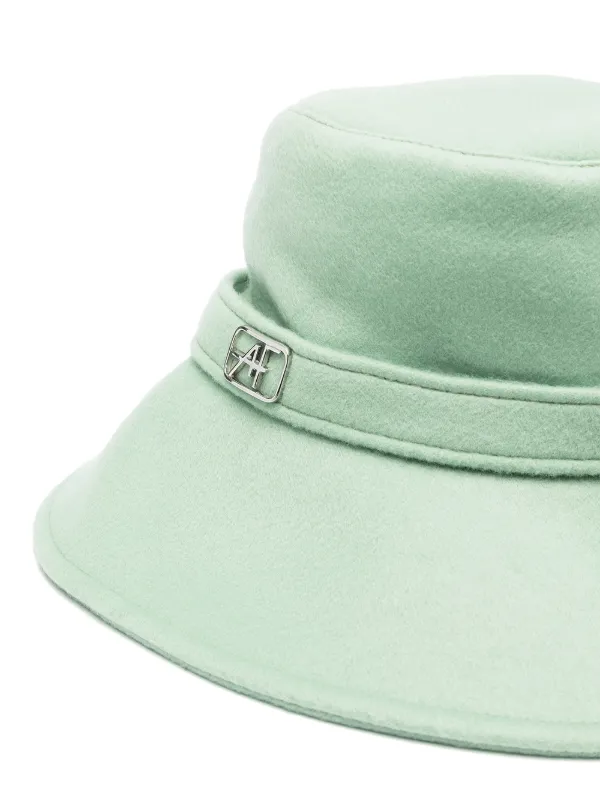 Alberta Ferretti Sac Seau à Plaque Logo Vert FARFETCH MA