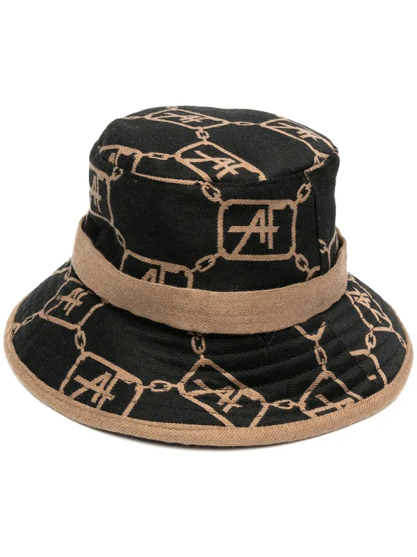 monogram bucket hat