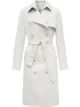 Image 1 of Burberry gabardine panel cashmere trench coat