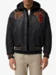 Burberry varsity satin bomber jacket
