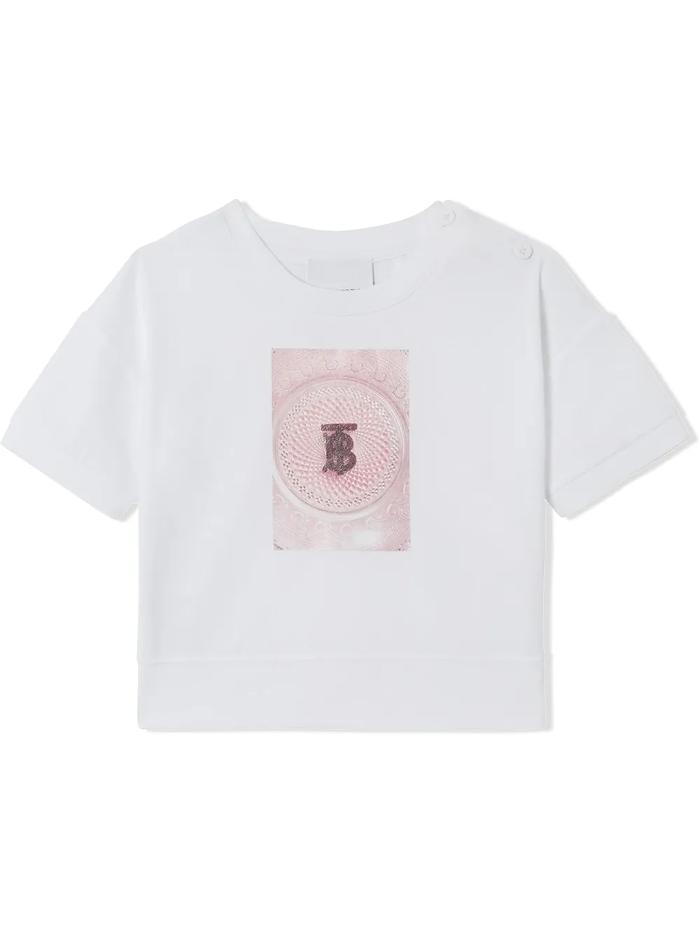 Burberry Kids футболка с принтом