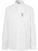 Image 1 of Burberry embroidered logo motif shirt