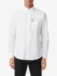 Burberry embroidered logo motif shirt