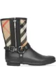 Imagem 1 de Burberry Galocha com detalhe de alça e recorte xadrez
