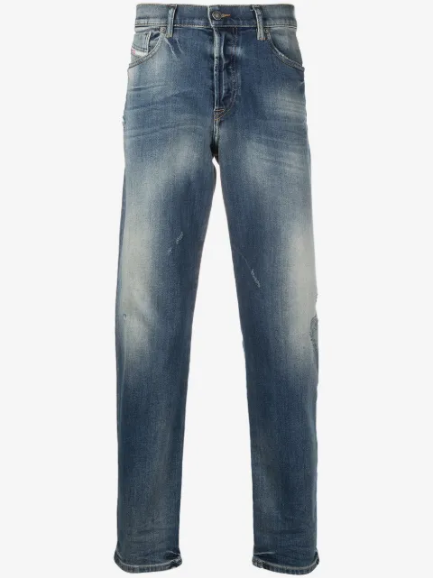 Diesel jean fuselé à effet usé