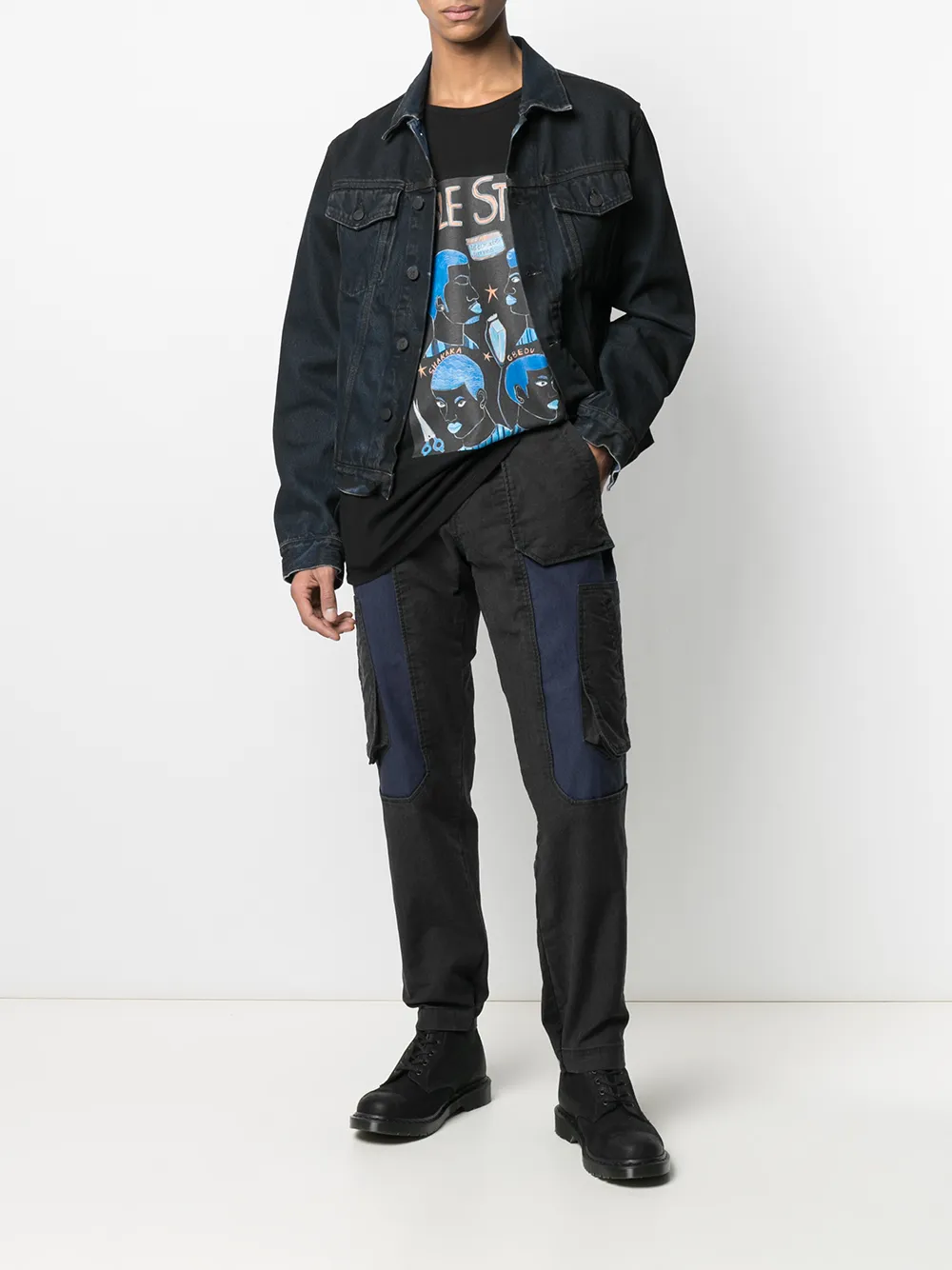 Diesel Straight jeans Zwart