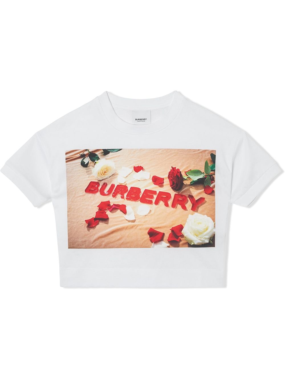 фото Burberry kids футболка confectionery с логотипом