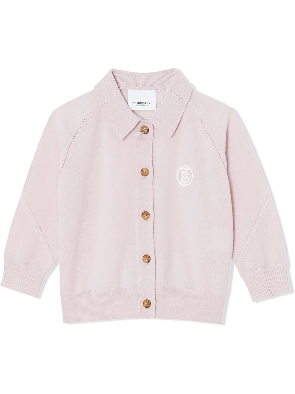 Burberry Kids кардиган с монограммой