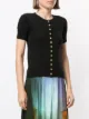 agnès b. short-sleeved cotton cardigan