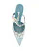 Manolo Blahnik crystal-embellished pointed-toe pumps